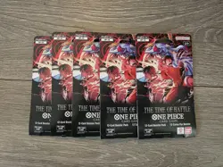 One Piece OP-16 The Time Of Battle Sleeved Booster Packs English - Lot of 5!🔥 - Image 1