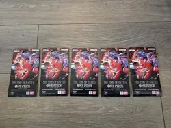 One Piece OP-16 The Time Of Battle Sleeved Booster Packs English - Lot of 5!🔥 - Image 2