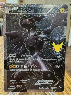 Zekrom 114/114 Celebrations Classic Collection Holo Pokemon TCG Card NM - Image 1