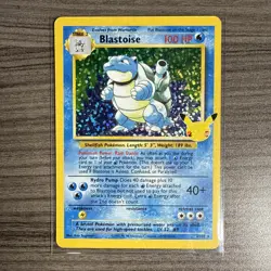 Pokemon Blastoise Celebrations Card 2/102 25th Anniversary Edition NM Near Mint - Image 1