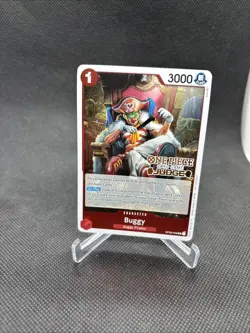 Buggy Judge Pack Vol. 2 Foil Stamped One Piece Promo Card OP03-008 - Image 1