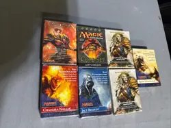 Magic the Gathering 7 Factory sealed Card Decks Chandra Liliana, Jace, Amani - Image 1