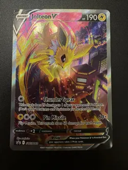 Jolteon V SWSH183 SWSH: Sword & Shield Promo Cards Holo - Image 1