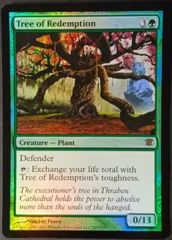 MTG Magic the Gathering: Innistrad - Tree of Redemption #207 - FOIL - Image 1