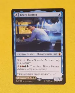 Marvel MtG, Bruce Banner The Incredible Hulk MSH 0049 Mythic - Image 1