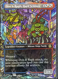 Magic: The Gathering (MTG) - Don & Raph, Hard Science (Borderless) - TMT R0205 - Image 1