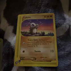 Pokemon Cubone 072/147 Aquapolis Regular 2002 40 HP English TCG Card - Image 1