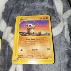 Pokemon Cubone 072/147 Aquapolis Regular 2002 40 HP English TCG Card - Image 2