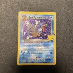 Pokemon Dark Gyarados Holo TCG Card Celebrations Classic Collection 8/82 - Image 1