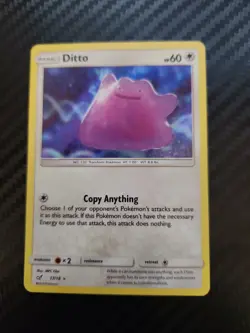 The Pokemon Company Ditto 17/18 Detective Pikachu Holo Rare English HP 60 - Image 1