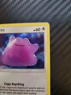 The Pokemon Company Ditto 17/18 Detective Pikachu Holo Rare English HP 60 - Image 4