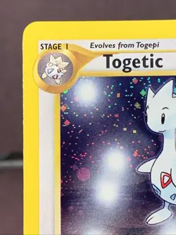 Pokemon TCG Togetic 16/111 Neo Genesis Holo Rare VTG WOTC 2000 NM - Image 2