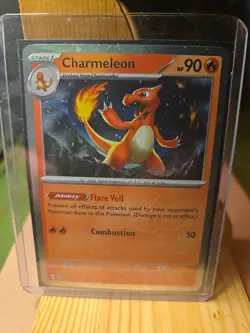 Charmeleon 008/091 Reverse Holo Pokemon TCG Paldean Fates NM/M - Image 1