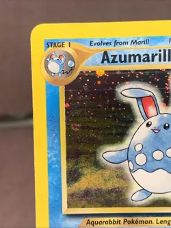 Pokemon TCG Azumarill 2/111 Neo Geneis Holo Rare VTG WOTC 2001 LP - Image 2