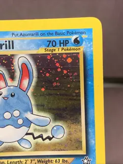 Pokemon TCG Azumarill 2/111 Neo Geneis Holo Rare VTG WOTC 2001 LP - Image 3