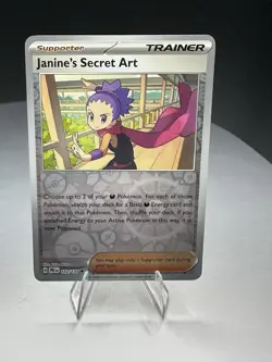 Janine's Secret Art 112/131 Sv: Prismatic Evolutions Reverse Holo Pokemon Cards - Image 1