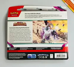 Pokemon 3 Pack Blister Scarlet & Violet Paldea Evolved PAL English Sealed - Image 2