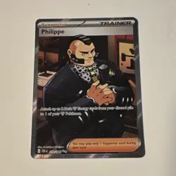 Philippe Trainer Supporter Full Art Holo Ultra Rare 110/086 Chaos Rising - Image 1