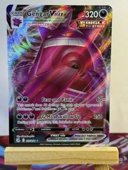 Gengar VMAX 157/264 Swsh08: Fusion Strike Holo Pokemon TCG - Image 1