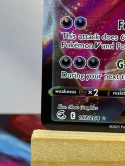 Gengar VMAX 157/264 Swsh08: Fusion Strike Holo Pokemon TCG - Image 5