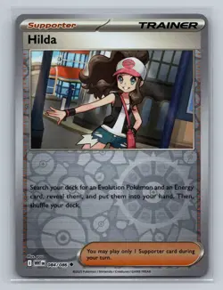 Pokemon Hilda 084/086 White Flare Reverse Holo NM - Image 1