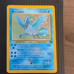 Pokemon Base Set Articuno Holo 2/62 Rare WOTC 1999 Vintage LP+ - Image 1