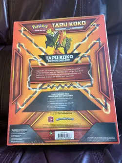 2017 Pokemon TAPU KOKO BOX Guards The Land Factory Sealed 820650802836 - Image 2