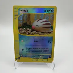POKEMON SWINUB REVERSE HOLO FOIL 107/144 SKYRIDGE ENGLISH NM/LP - Image 1