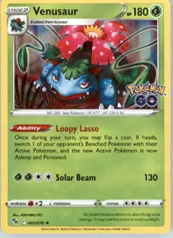 Venusaur - Pokemon GO - 003/078 - Holo NM - Image 1