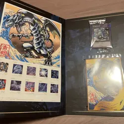New Yu-Gi-Oh! 25th Anniv Blue-Eyes White Dragon Ukiyoe edition Stamp set Kaiba - Image 4