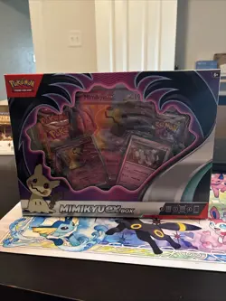 Pokemon TCG: Mimikyu ex Collection Box Lot Of 9 820650852183 - Image 1
