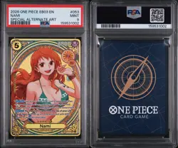2026 ONE PIECE EB03-EXTRA BOOSTER -ONE PIECE HEROINES EDITION- #053 NAMI PSA 9 - Image 3