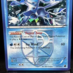 Glaceon Plasma Freeze 23/116 Cracked Ice Holo Rare Pokemon TCG - Image 2