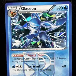 Glaceon Plasma Freeze 23/116 Cracked Ice Holo Rare Pokemon TCG - Image 3