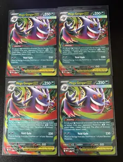 Mega Gengar EX 073 Promo English Lot of 4 Cards NM - Image 1