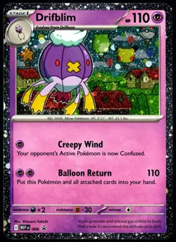 Pokemon TCG Drifblim MEP 006 2025 Mega Evolution Black Star Promo Card - NM - Image 1