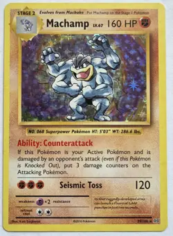 Machamp 59/108 Evolutions 2016 Holo Rare Pokemon Card TCG - Image 1