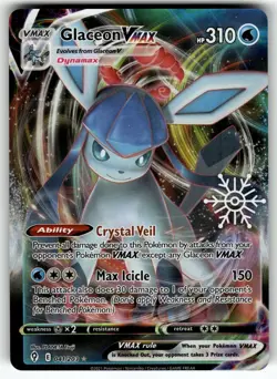 Glaceon VMAX 041/203 Holo Ultra Rare Miscellaneous Cards & Products Pokemon NM - Image 1