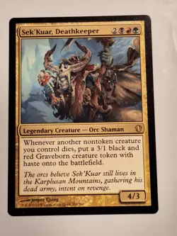 Sek'Kuar, Deathkeeper - Commander 2013 - Magic the Gathering MTG - Image 1