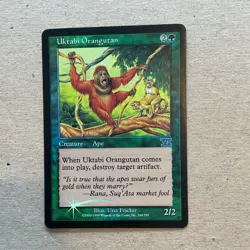 Wizards of the Coast Magic: The Gathering Uktabi Orangutan Green Promo Foil Are… - Image 1