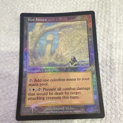 Wizards of the Coast MTG Kor Haven English Foil Legendary Land #141/143 (2000) - Image 1