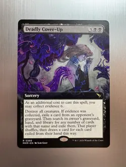 Deadly Cover-Up - 399 - MTG: Murders at Karlov Manor - Extended Art - Regular - Image 1