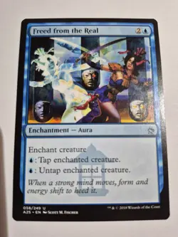 Magic the Gathering MTG - Freed from the Real - Masters 25 - NM - Image 1