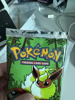 Box fresh - Flareon 1st Edition Pokemon Jungle Booster Pack Mint Base Set 1999 - Image 2