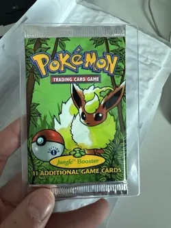Box fresh - Flareon 1st Edition Pokemon Jungle Booster Pack Mint Base Set 1999 - Image 4