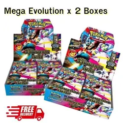 Mega POKEMON Booster Evolution Pack Sealed TCG MA1 Thai Language 2box AUTHENTIC - Image 1