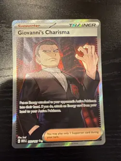 Pokemon Giovanni’s Charisma 197/165 SV: Scarlet & Violet 151 Ultra Rare NM - Image 1