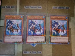 YUGIOH 3X MERMAIL ABYSSLINDE RA04-EN011 QUARTER CENTURY SECRET 1ST ED NM - Image 1