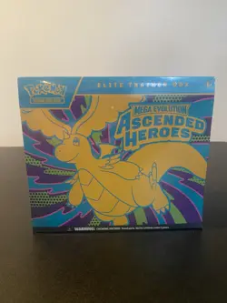 Pokemon TCG Mega Evolution Ascended Heroes Etb Factory Sealed - Image 4