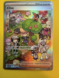 Pokemon TCG Clive Paldean Fates Special Illustration Rare Card 236/091 - Image 1